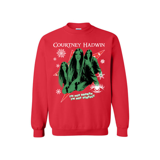 Holiday Crewneck Sweatshirt (Red)